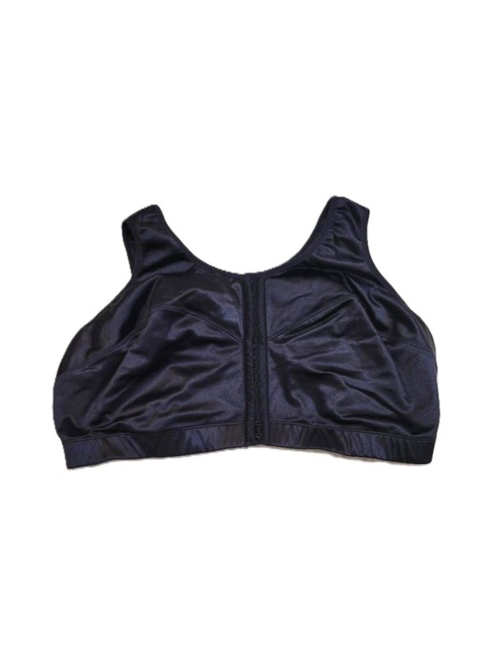ENELL Full Coverage High Impact Sports Bra Black Back Support Sz 6 Bust 50"-54"